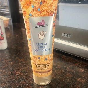 Never used Bath & Body Works Cereal Milk Soft Serve Body Cream